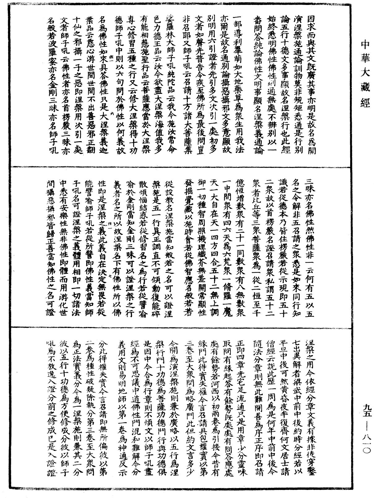 大般涅槃經疏《中華大藏經》_第95冊_第810頁