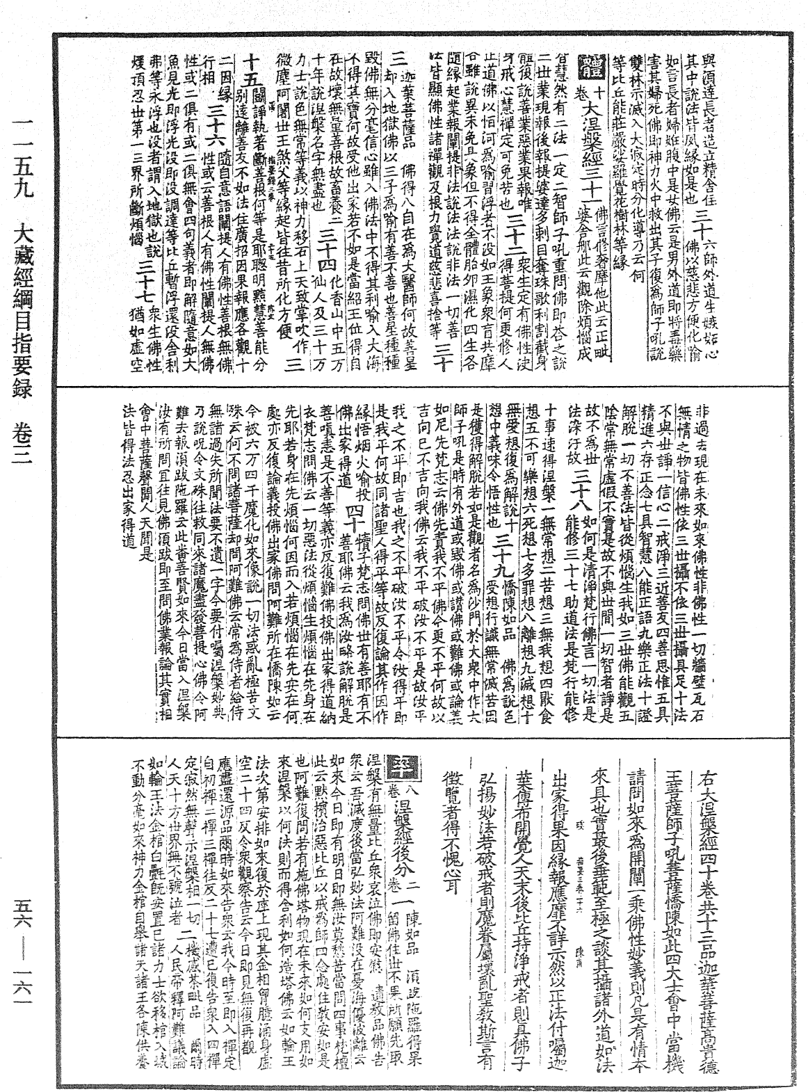 大藏經綱目指要錄《中華大藏經》_第56冊_第0161頁