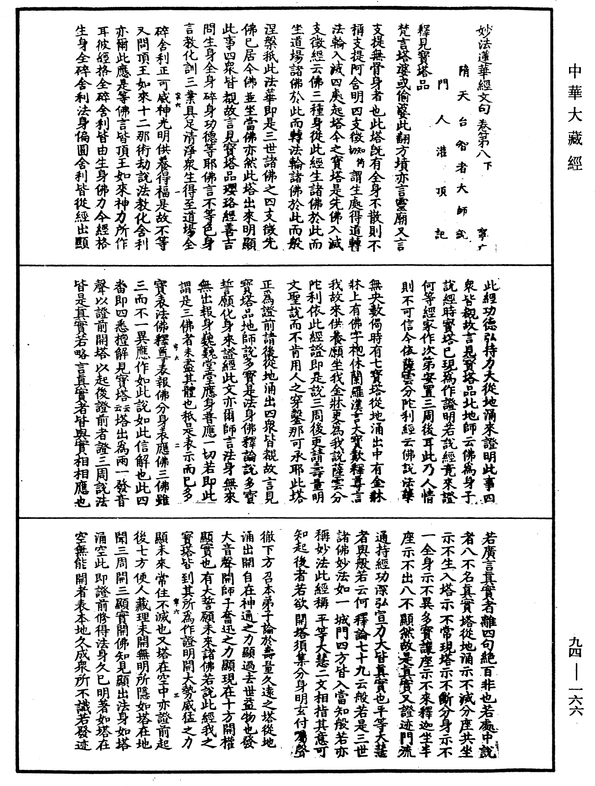 File:《中華大藏經》 第94冊 第166頁.png