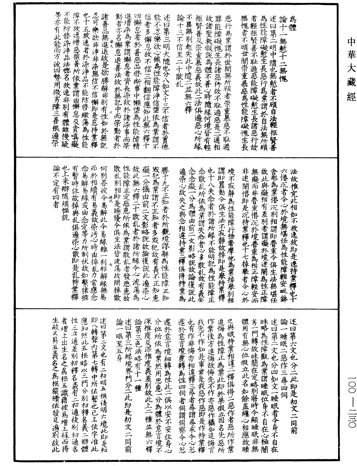 File:《中華大藏經》 第100冊 第230頁.png