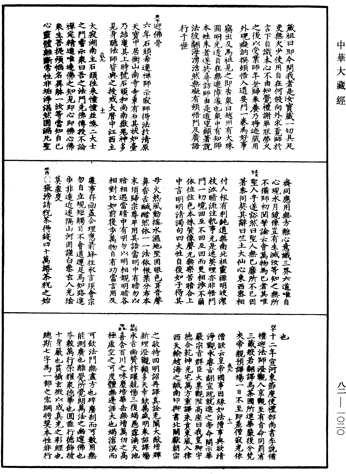 File:《中華大藏經》 第82冊 第1020頁.png