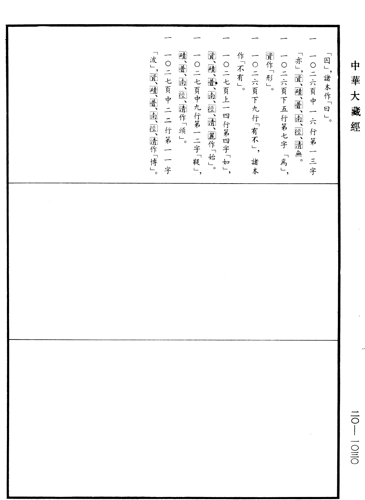 最勝問菩薩十住除垢斷結經《中華大藏經》_第20冊_第1030頁