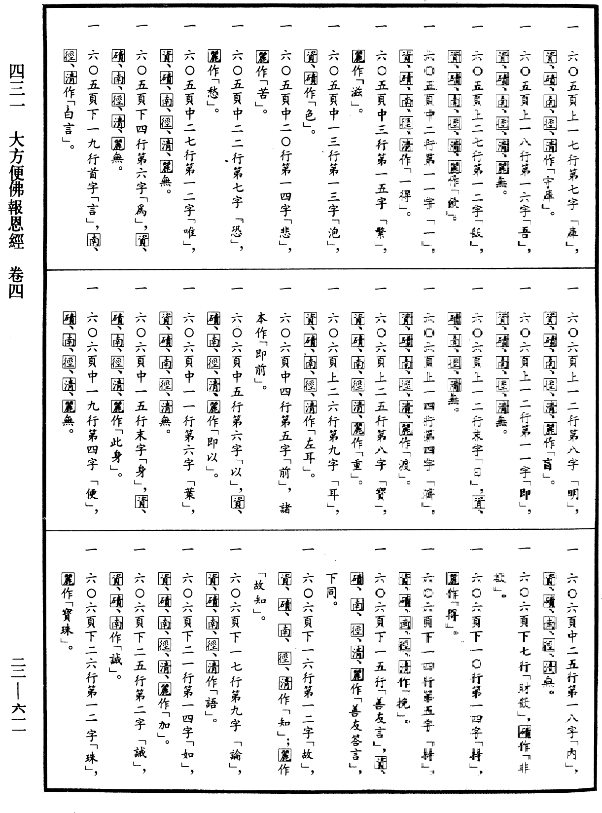 File:《中華大藏經》 第22冊 第611頁.png