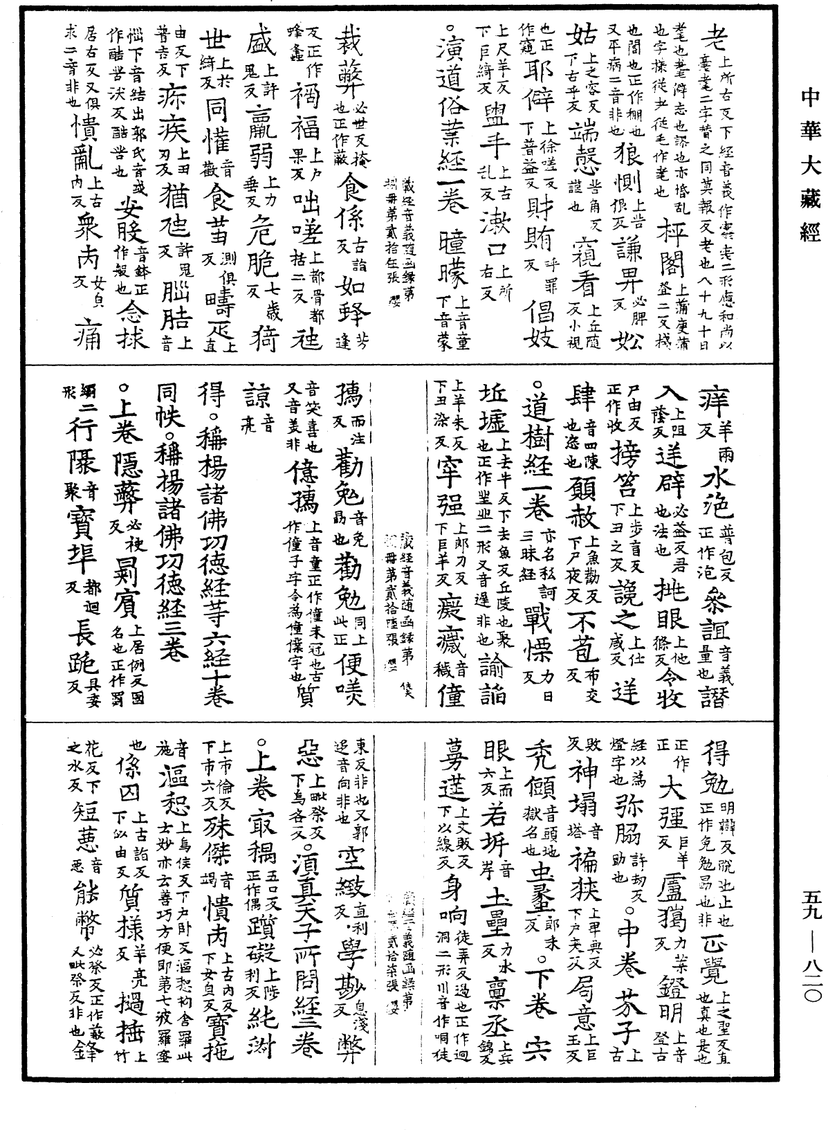 File:《中華大藏經》 第59冊 第0820頁.png