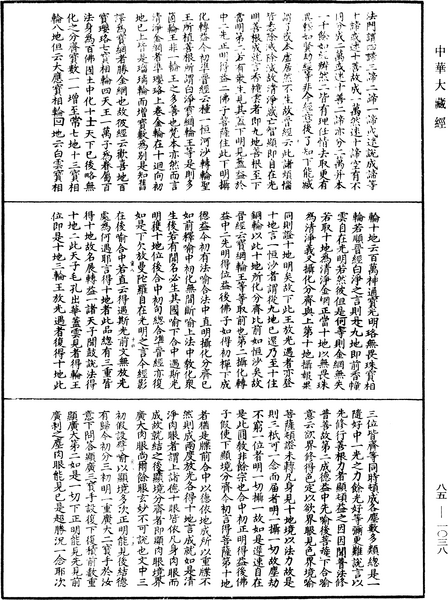 File:《中華大藏經》 第85冊 第1038頁.png