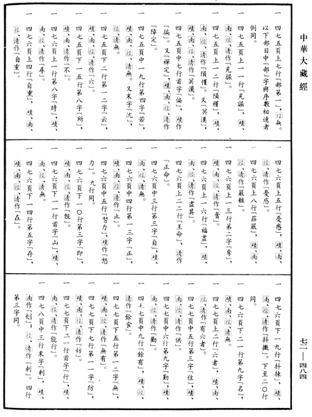 File:《中華大藏經》 第72冊 第484頁.png
