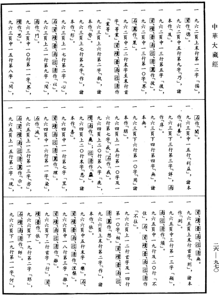File:《中華大藏經》 第26冊 第970頁.png