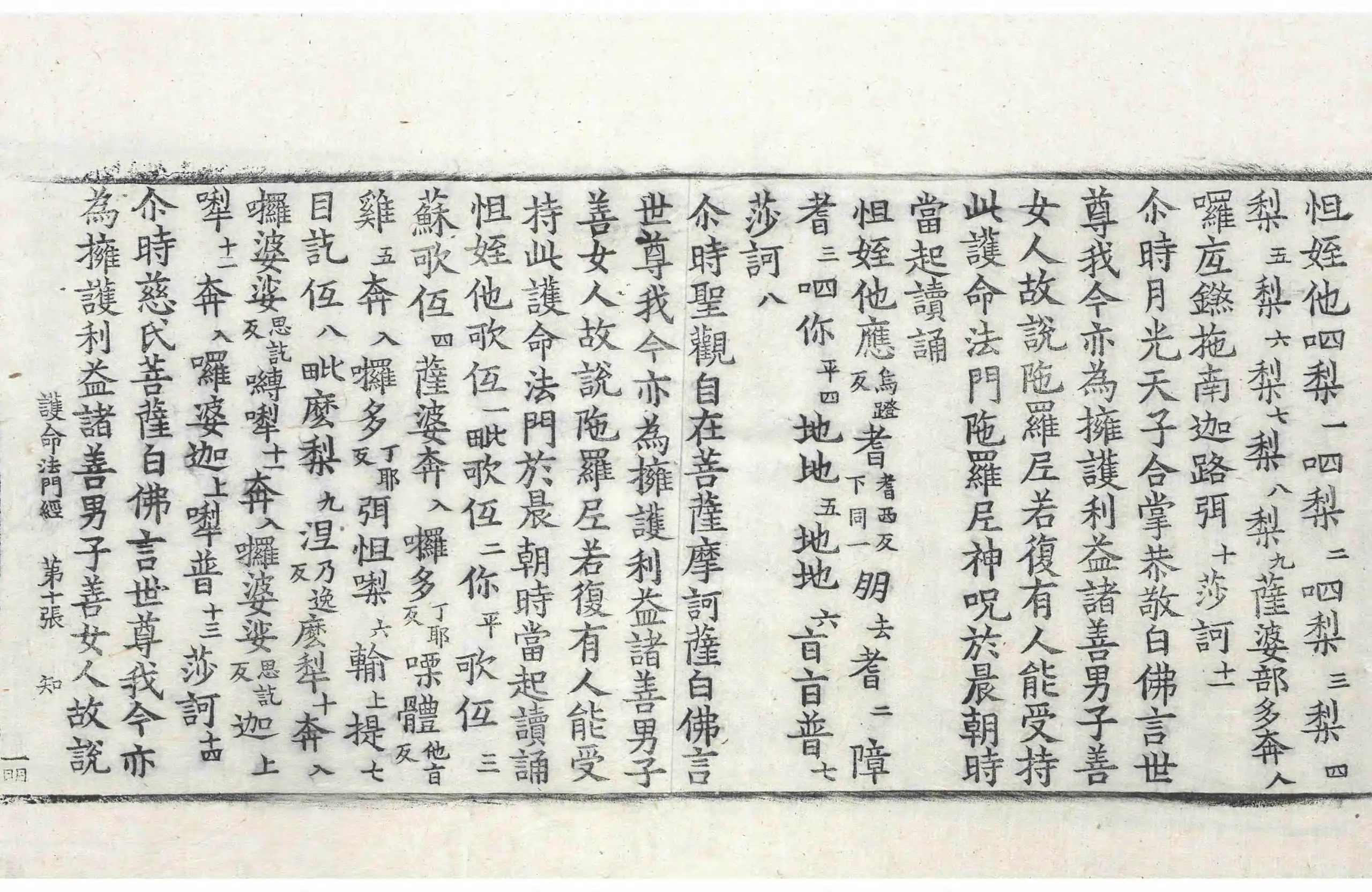 File:高麗藏K0351 護命法門神呪經 1卷.djvu