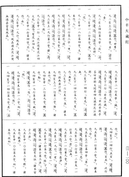 File:《中華大藏經》 第21冊 第100頁.png