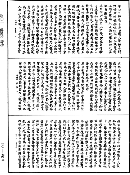 File:《中華大藏經》 第20冊 第0743頁.png