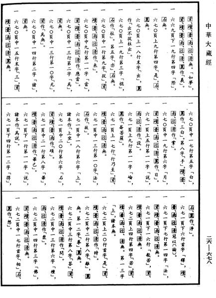 File:《中華大藏經》 第26冊 第678頁.png