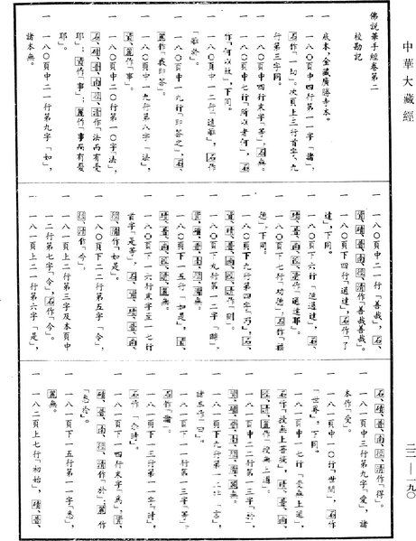 File:《中華大藏經》 第22冊 第190頁.png