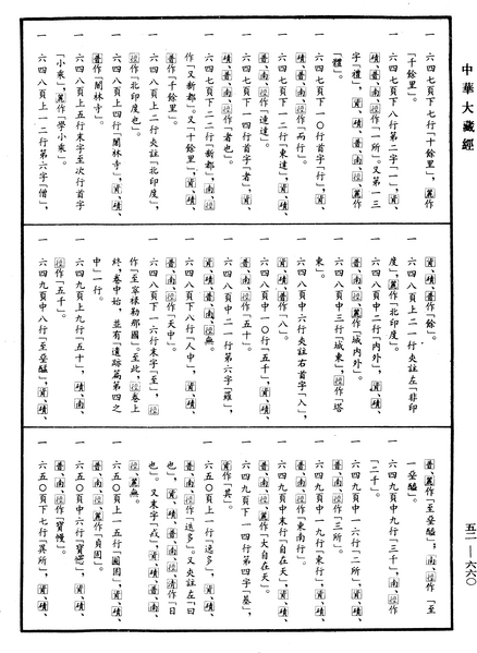 File:《中華大藏經》 第52冊 第660頁.png