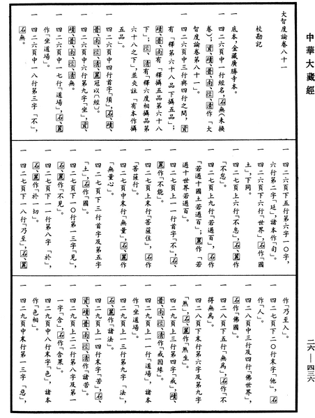 File:《中華大藏經》 第26冊 第436頁.png