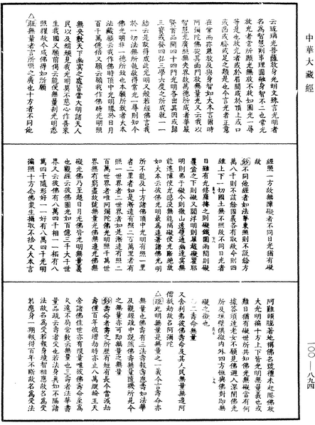File:《中華大藏經》 第100冊 第894頁.png
