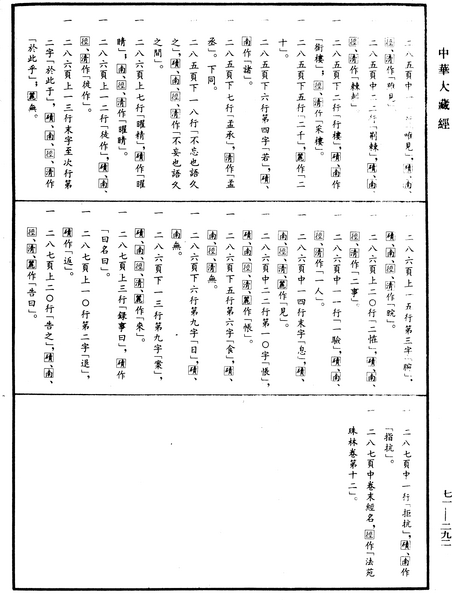 File:《中華大藏經》 第71冊 第292頁.png