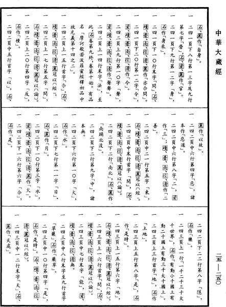 File:《中華大藏經》 第25冊 第250頁.png